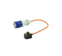 câble adaptateur de la prise UK à CEE 40 cm 16A / 230 V