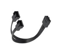 Câble adaptateur de répartiteur de ventilateur PWMs 12V / 4 broches, 1 à 2 refroidisseurs de processeur d ' ordinateur, séparateur de ventilateur, Extension de châssis de, câble d ' alimentation PWMs