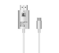 Câble adaptateur de Type C vers HDMI, pour Projection de télévision, de données, pour MacBook, Samsung Galaxy, 4K HD
