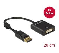 Câble adaptateur Delock DisplayPort / DVI Fiche mâle DisplayPort, Prise femelle