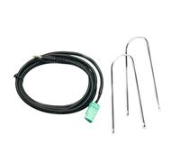 Câble adaptateur d'entrée auxiliaire 3.5Mm Compatible avec Renault Clio Megane Laguna changeur de CD, prise Jack