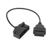 Câble Adaptateur Diagnostic OBD1 à OBD2 7 Broches à 16 Broches, 40cm, Compatibilité - Connexion Rapide, Matériau ABS Durable, Usage Pratique pour Scanner Automobile