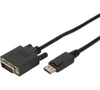 Câble adaptateur DIGITUS DisplayPort DP vers DVI-D (24+1) 3 m noir