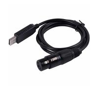 Câble adaptateur d'interface de convertisseur DMX vers USB, contrôleur PC Dmx, Conversion USB DMX512(1M)