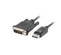 Câble adaptateur DisplayPort 1.2/ DVI-D 1,8m CA-DPDV-10CU-0018-BK
