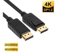 Câble adaptateur Displayport 1.2 pour projecteur Hdtv Pc Dp To Dp Cables 4k 60hz Low-profile Connector Display Port Audio Adapter