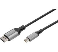 Câble adaptateur DisplayPort 8K 1.4 DIGITUS mini-DP - DP 2,0 m