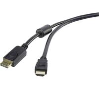 Câble adaptateur DisplayPort / HDMI Renkforce 0.50 m noir