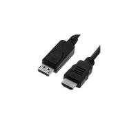 - Câble adaptateur - DisplayPort mâle pour HDMI mâle - 2 m - noir