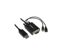 ST DP2VGAAMM2M - Câble adaptateur DP/VGA avec audio, 2 m