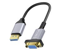 Câble Adaptateur DisplayPort vers VGA Full HD 1080p LinQ Noir