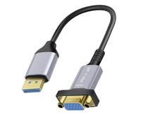 Câble Adaptateur DisplayPort vers VGA Full HD 1080p Noir