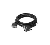 - Câble adaptateur - DVI-A (M) pour HD-15 (VGA) (M) - 3 m - vis moletées, contacts flashés d'or