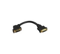 Câble adaptateur DVI-I 24 + 5 DVI femelle à femelle avec bride 0.2m