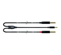 Câble adaptateur en Y - Cordial - CFY 3 WPP-LONG - Jack stéréo 3,5 mm - 2 prises jack mono 6,3 mm - 3 m