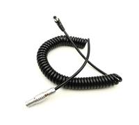 Câble adaptateur enroulé DC 5.5x2.5mm vers FGG 0B, 2 broches mâle, for caméra Tera ~ ek Bond Bolt Pro 1000/3000ft AR I AL XA(Straight Plug Cable)