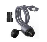Câble adaptateur Ethernet prenant en charge la norme Gen3 avec installation facile RJ45 Adaptateur réseau Coupleur pour projets de réseau en plein air