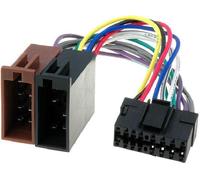 Cable adaptateur faisceau ISO compatible avec autoradio JVC connecteur 16 pin