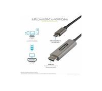 StarTech.com Câble USB C vers HDMI 4K 60Hz HDR10 3m - Câble Adaptateur Vidéo Ultra HD USB Type-C vers HDMI 4K 2.0b - Convertisseur Graphique USB-C vers HDMI HDR - DP 1.4 Alt Mode HBR3