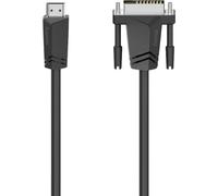 Câble adaptateur Hama HDMI / DVI Fiche mâle HDMI-A, Fiche mâle DVI-D 18+1 pôles 1.50 m noir 00205018 Câble HDMI