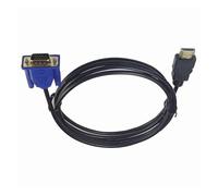 Câble Adaptateur HD mâle vers VGA mâle, Longueur 1,8 m, 6 pi, Adaptateur HD15 mâle vers VGA/RCA, for PC, TV, Ligne de Conversion d'affichage