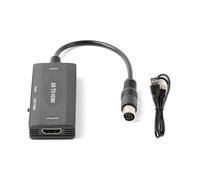 Câble adaptateur HDMI 1080p Support 16:9/4:3 écran de conversion Rapport d'aspect entrée S-vidéo pour console Sega Saturn