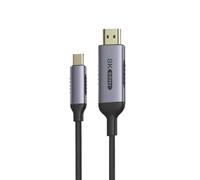 Câble adaptateur HDMI de type C à haute vitesse pour un affichage clair 4K sur n'importe quel écran minimise la perte de signaux