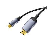 Câble adaptateur HDMI de type C à haute vitesse pour un affichage clair 4K sur n'importe quel écran minimise la perte de signaux