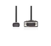 - Câble adaptateur - HDMI mâle pour DVI-D mâle - 5 m - noir - rond