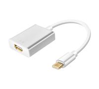 Câble Adaptateur HDMI / USB-C pour Smartphone PC Portable Vidéo Ultra HD 4K Blanc
