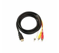Câble adaptateur HDMI vers 3 RCA mâles vidéo audio AV 1,5 m