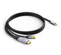Câble Adaptateur Hdmi Vers Usb C 4 K 60 Hz, Système Hdmi Unidirectionnel Vers Moniteur De Type C, Pour Source Hdmi (Ordinateur Portable, Pc, Station Steam Deck, Ps4/5, Xbox) À Affi[GBP6278570]