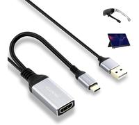 Câble Adaptateur Hdmi Vers Usb C 4K@60Hz Avec Câble Usb A, Câble Hdmi Vers Usb De Type C Câble Thunderbolt 4/3 Compatible Avec Macbook Pro, Mac Air, Microsoft Surface[YIN4183902]