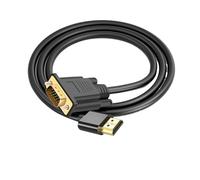 Câble adaptateur HDMI vers VGA 1080p for PC, ordinateur portable, PS4, PS5, Xbox, Switch, TV, moniteur, projecteur, convertisseur, long cordon vidéo 3 m, 5 m, 10 m(1.5m)