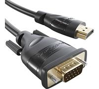 Câble adaptateur HDMI vers VGA - 1m (HDMI vers VGA, câble d'affichage haute vitesse HDMI/15-pin D-sub pour d'autres appareils HDMI vers des écrans VGA en Full HD/1080p et rapide 60 Hz) - CableDirect