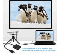 Câble adaptateur HDMI vers VGA 720p/1080p, HDMI mâle