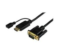 StarTech.com Câble adaptateur HDMI vers VGA de 3m - Convertisseur actif HDMI vers HD15 - M/M - 1920x1200 / 1080p