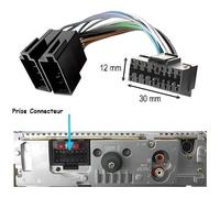 Câble adaptateur ISO autoradio - TechExpert - SONY MEX-R 1 Xplod - Noir - Universel - 8 broches