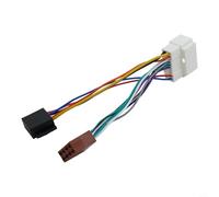 Câble adaptateur ISO pour autoradio 16 broches pour Honda 1999-2008 avec connecteur femelle vers ISO mâle, installation directe, résistant à l'usure, pour mise à niveau audio automobile