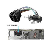 Câble adaptateur ISO pour autoradio Sony CDX-GT410U/414U/420U/424U - TechExpert, 8 broches, noir