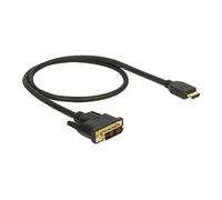 DeLOCK 85581 câble vidéo et adaptateur 0,5 m HDMI Type A (Standard) DVI-D Noir