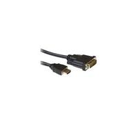 - Câble adaptateur - liaison simple - HDMI mâle pour DVI-D mâle - 2 m - noir