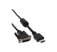 - Câble adaptateur - liaison simple - HDMI mâle pour DVI-D mâle - 5 m - noir