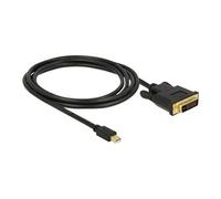 DeLock câble vidéo et adaptateur 83989 Mini DisplayPort vers DVI-D 2 m Noir