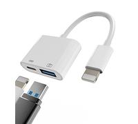 Câble adaptateur Lightning vers USB A OTG pour iPhone 13 12 11 Mini Pro Max X XS iPad mâle convertisseur répartiteur et chargeur femelle port appareil photo clavier souris adaptateur para Hub 3.0