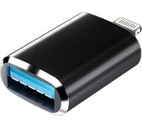 Câble Adaptateur Lightning vers USB pour iPhone OTG Claviers Compatible avec clé USB Jack Lecteur de Cartes Appareil Photo Souris Hub 14 13 12 11 Pro Max Mini 8 7 Plus Ipad Flash Drive Accessoires