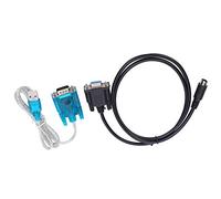 Câble Adaptateur Ligne USB vers 232-fil De Communication PLC Ligne DVP, Adaptateur USB vers RS232, Port Rond MD8 Dédié Noir