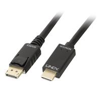 Câble adaptateur LINDY DisplayPort / HDMI Fiche mâle DisplayPort, Fiche mâle