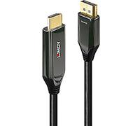 Câble adaptateur LINDY DisplayPort / HDMI Fiche mâle DisplayPort, Fiche mâle HDMI-A 3.00 m noir 40932 Câble DisplayPort