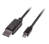 Câble adaptateur LINDY Mini-Display / DisplayPort Fiche mâle Mini DisplayPort,